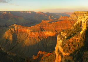Grand Canyon - vortex of power, each peak is named a 'temple' and revered by local Native American tribes